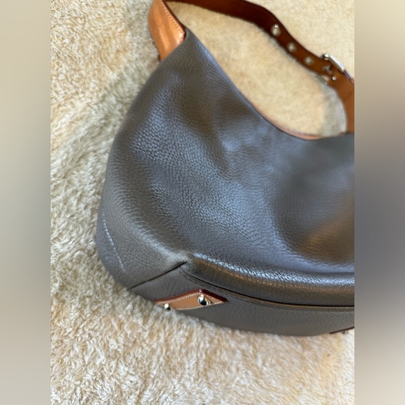 Dooney & Bourke pebbled leather gray purse - Picture 11 of 16